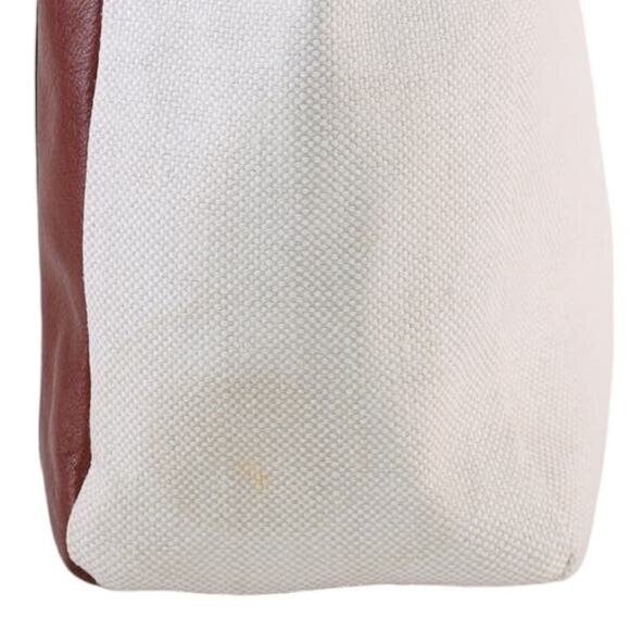 Fossil Sydney Large Striped Leather Tote Bag - White / Patchwork - Picture 5 of 10